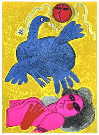 Литография Corneille - Sans Titre