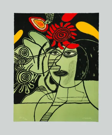 Сериграфия Corneille - Senza titolo