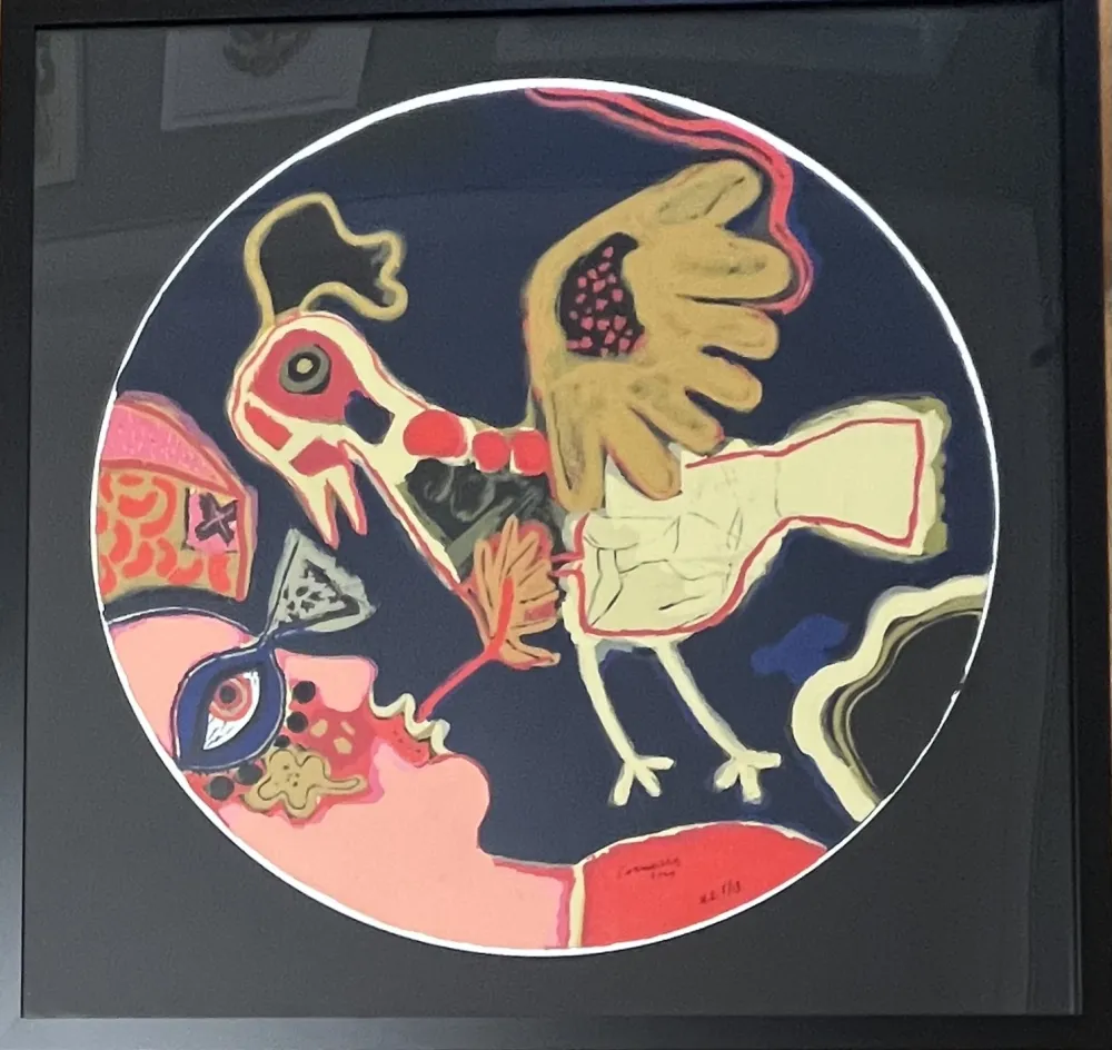 Сериграфия Corneille - Sérigraphie L'oiseau presque déraisonnable  2009