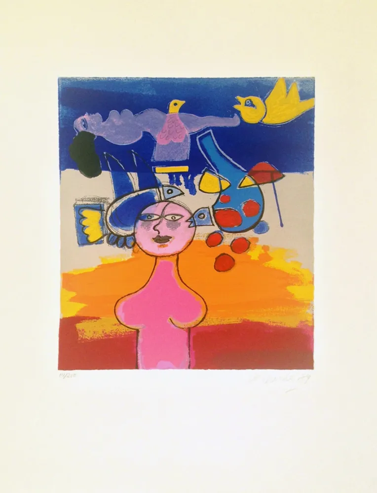 Литография Corneille - Six rêves peints