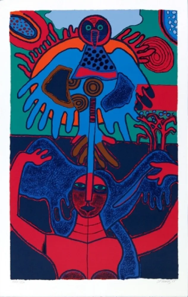 Сериграфия Corneille - Soleil levant