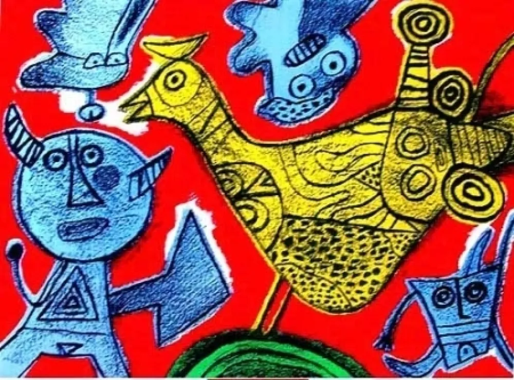 Литография Corneille - Songe du diable