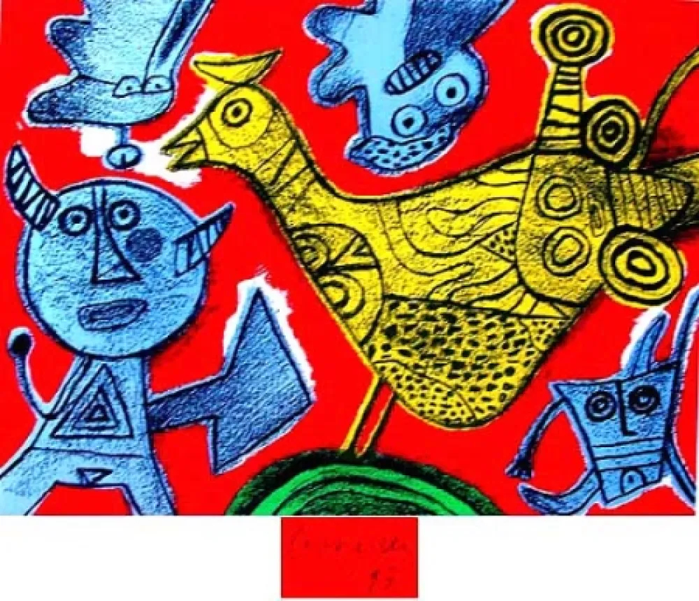 Литография Corneille - Songes du diable