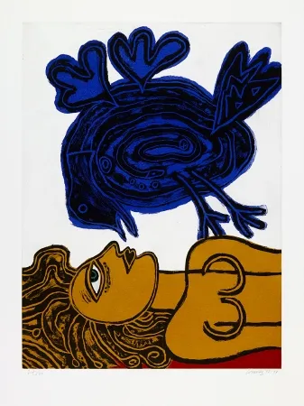 Акватинта Corneille - Souvenir de Veronique.