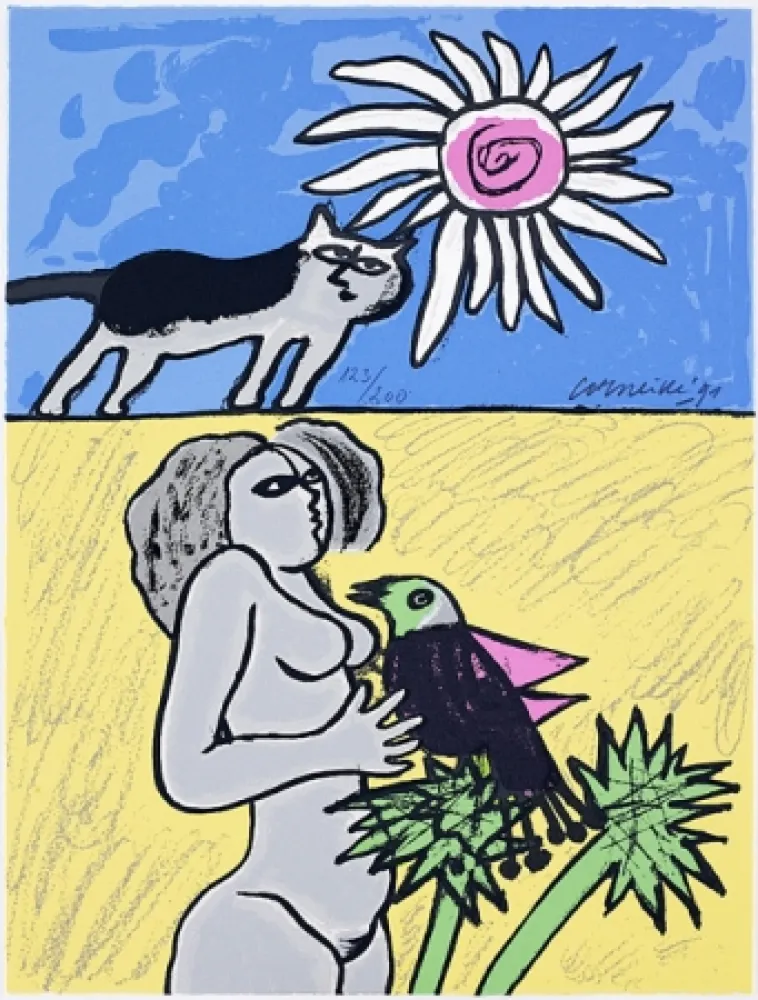 Сериграфия Corneille - Terre habitée