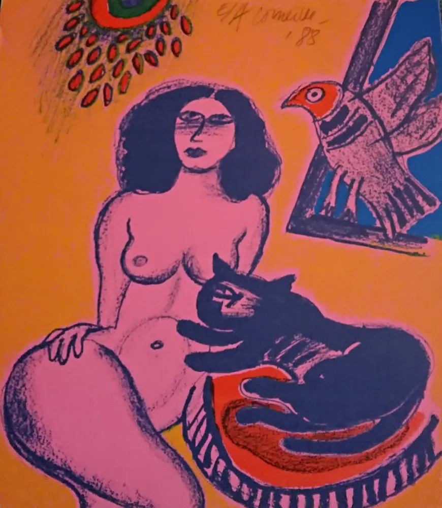 Литография Corneille - '' Trio ''