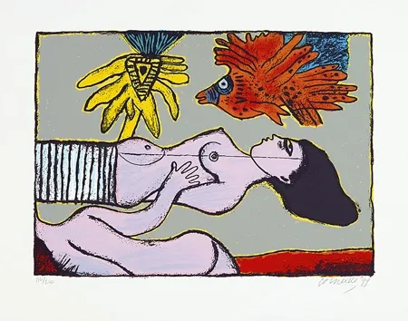 Сериграфия Corneille - Une belle journée de l'été