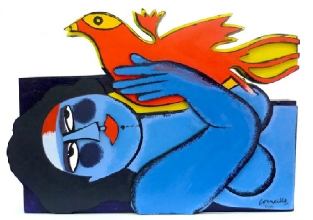 Многоэкземплярное Произведение Corneille - Woman and Bird