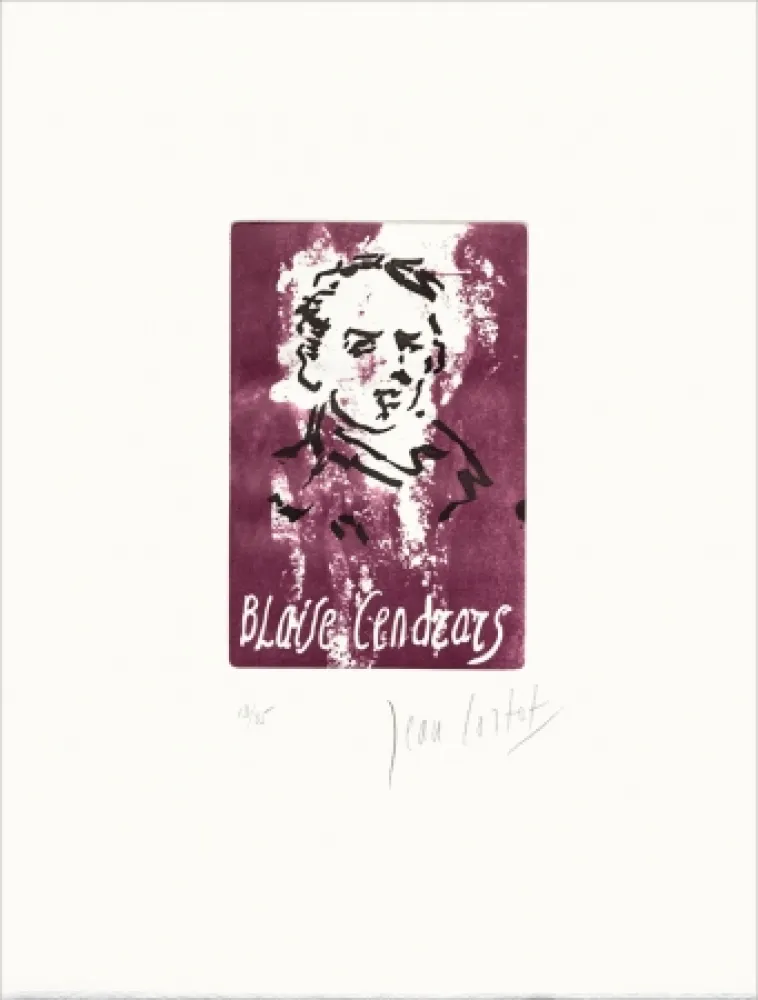 Офорт Cortot - Blaise Cendrars