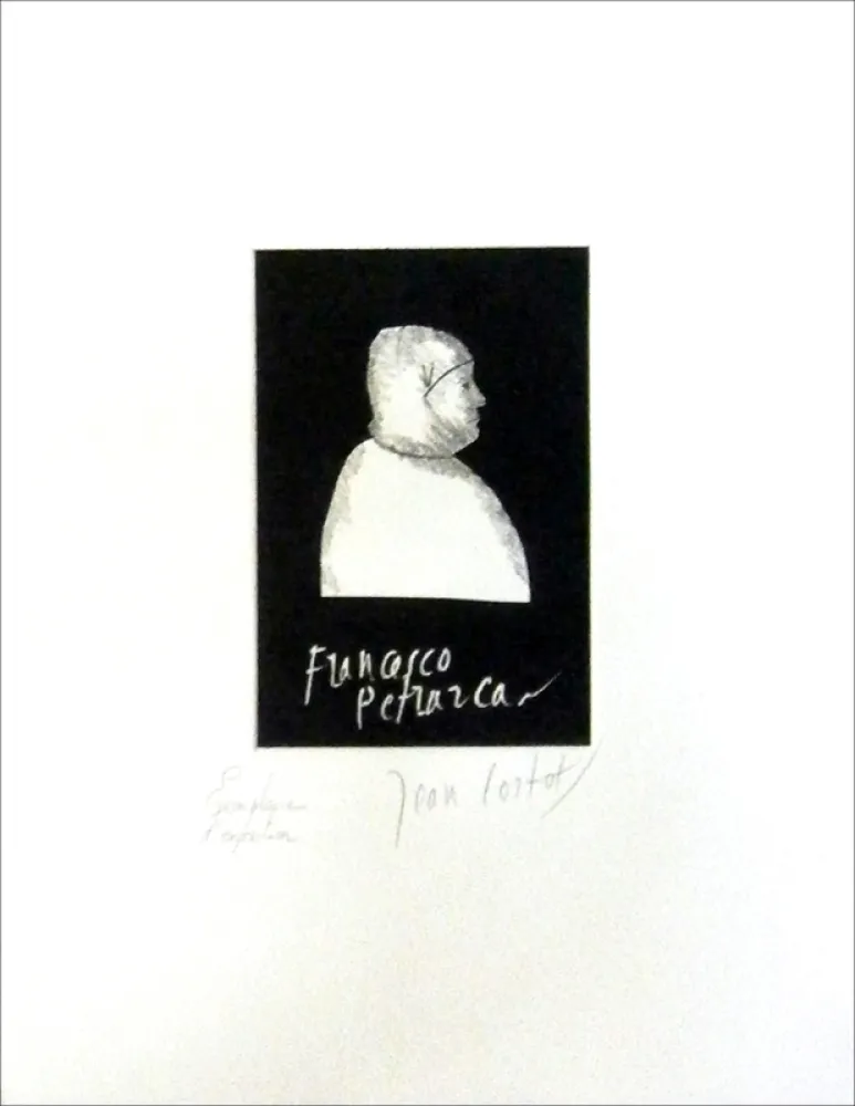 Офорт Cortot - Petrarque