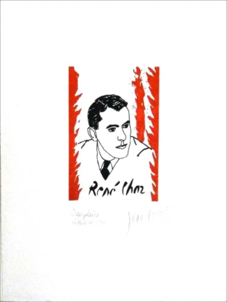Офорт Cortot - René Char