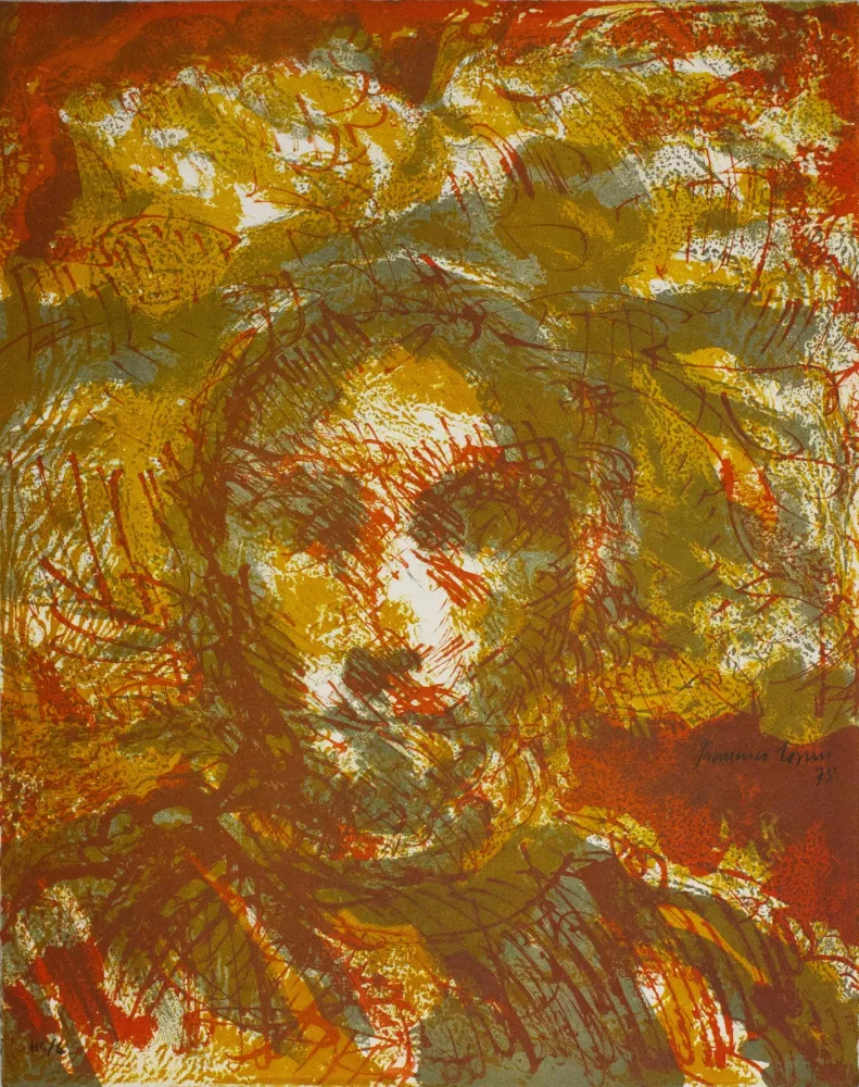 Литография Corzas - Umbrìo por la pena