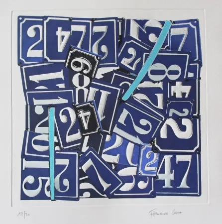 Гравюра Costa - Chiffres 