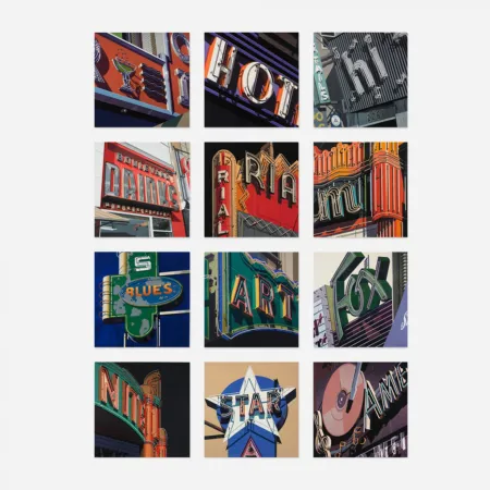 Сериграфия Cottingham - AMERICAN SIGNS (PORTFOLIO OF 12)