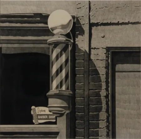 Литография Cottingham - Barber Shop