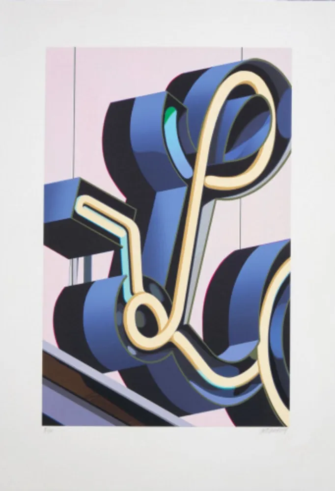 Литография Cottingham - L (from An American Alphabet)