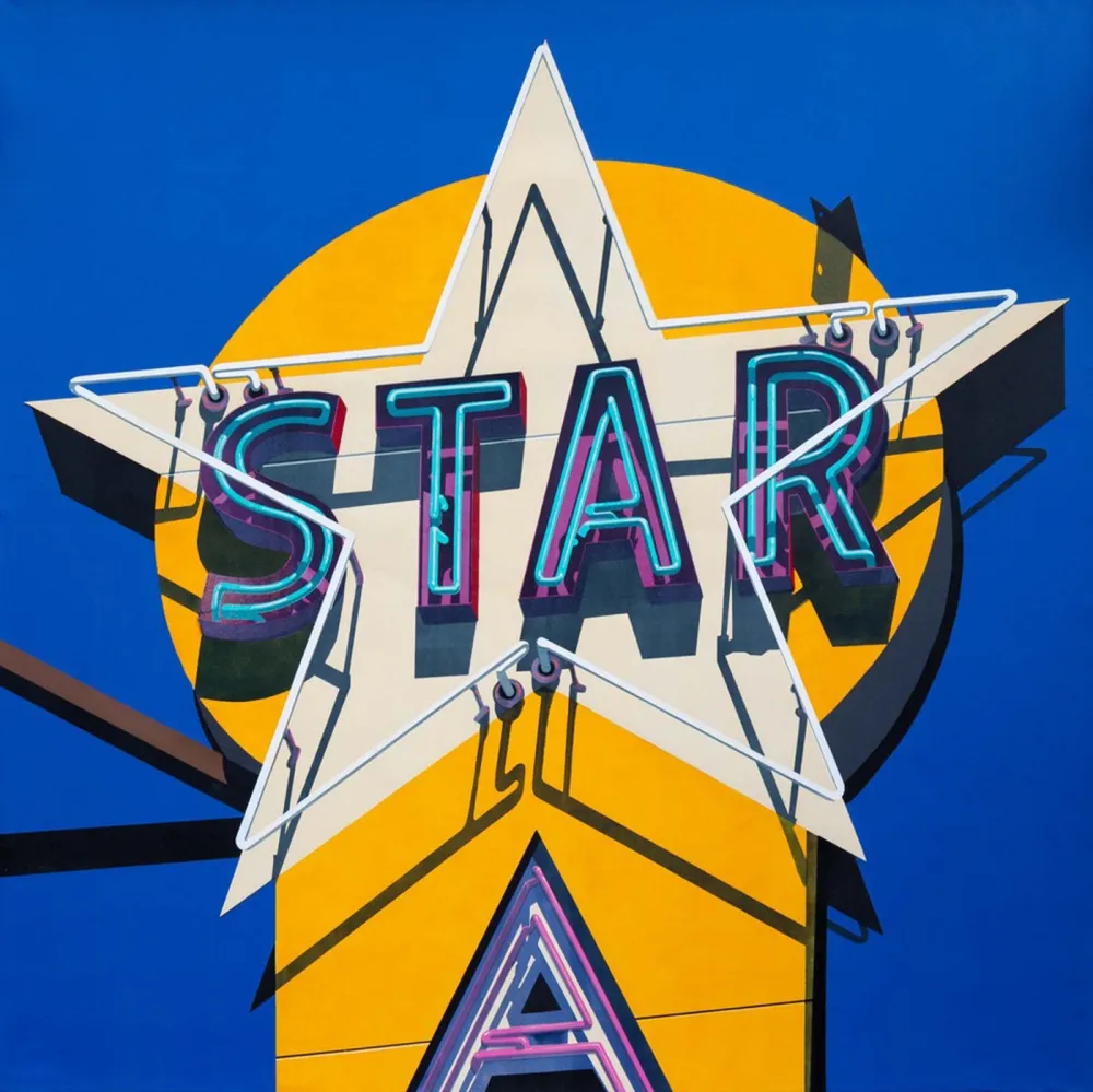 Сериграфия Cottingham - Star (Hollywood)