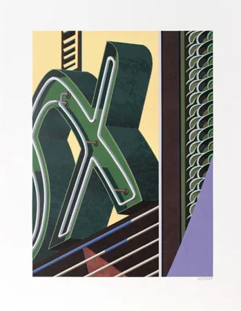 Литография Cottingham - The Letter X