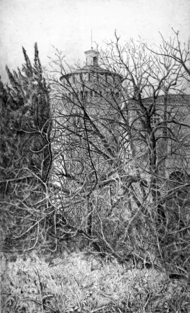 Офорт Cotugno  - Lodi, il torrione