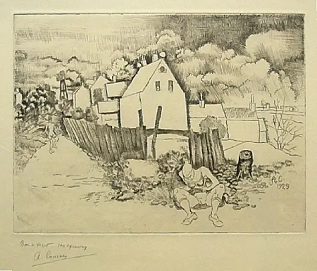 Офорт Courmes - Sans titre