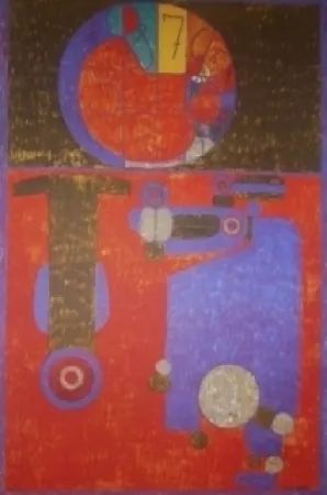 Литография Courtin - Imbecile heureux