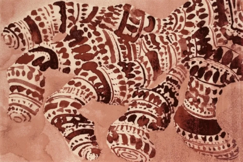 Многоэкземплярное Произведение Cragg - From Code (Red)