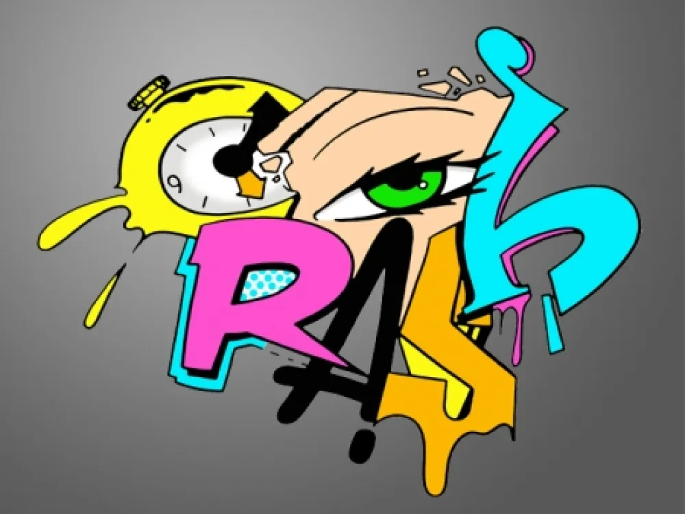 Сериграфия Crash - Clock 1