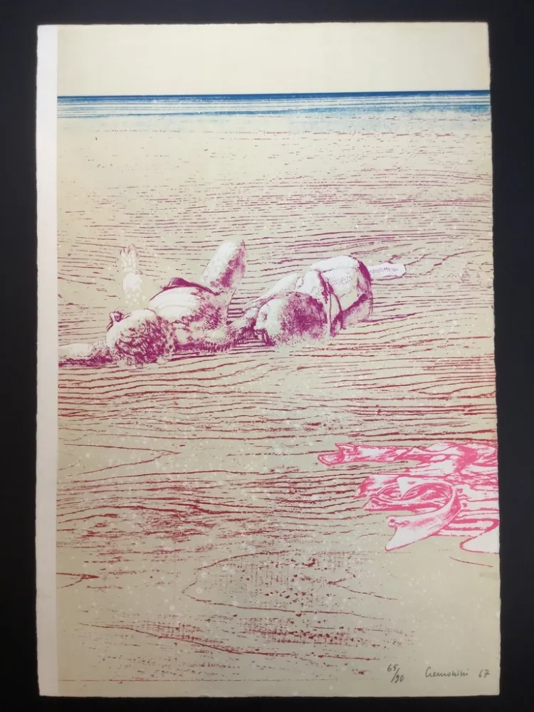 Литография Cremonini - La pelle al sole