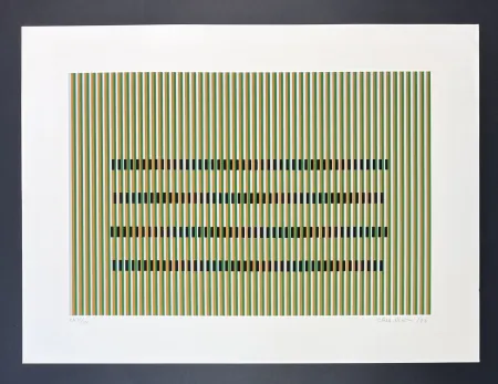 Сериграфия Cruz-Diez - Carlos Cruz-Diez (1923-2019) - Color serigraphy on Arches paper - 1990