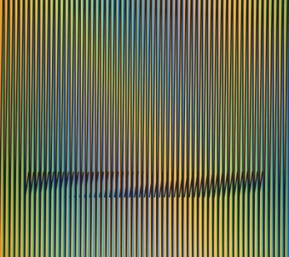 Литография Cruz-Diez - Caura-1	