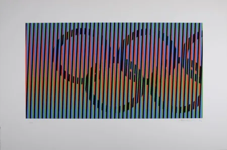 Сериграфия Cruz-Diez - Composition