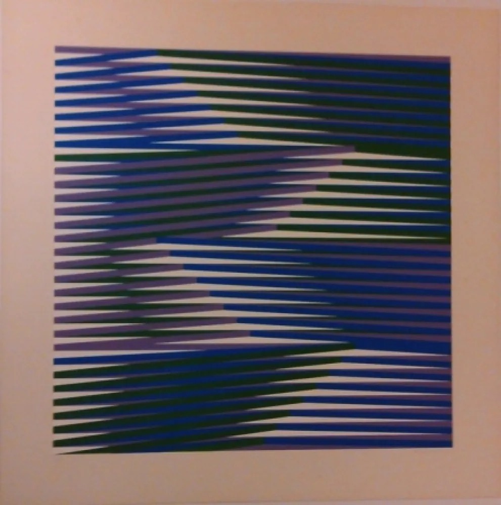 Сериграфия Cruz-Diez - Composition 