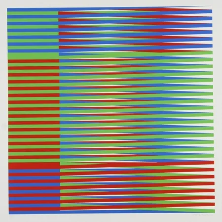Сериграфия Cruz-Diez - Couleur additive