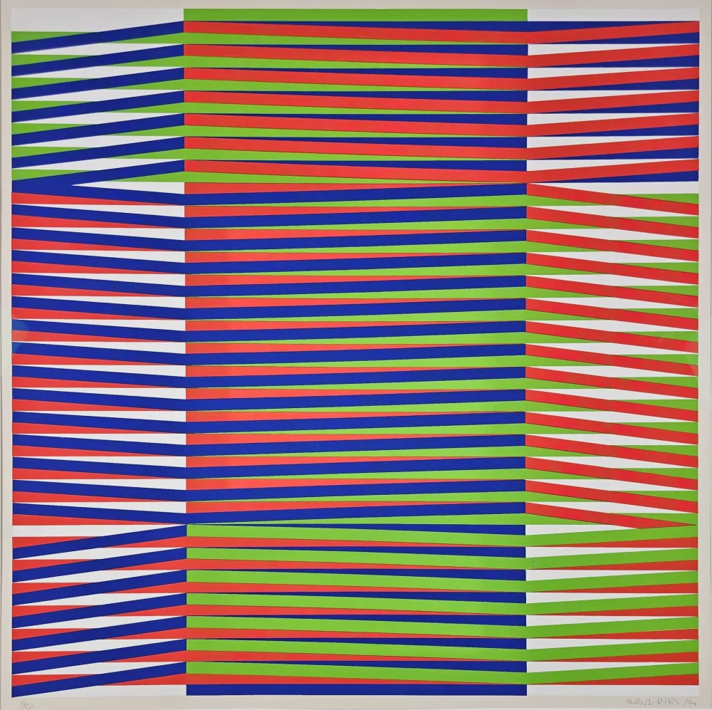 Сериграфия Cruz-Diez - Couleur Additive. No 8