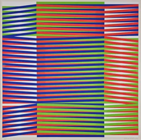 Сериграфия Cruz-Diez - Couleur Additive. No 8