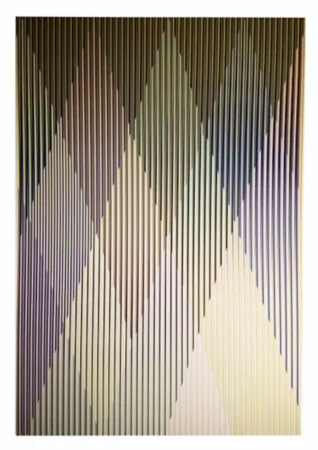 Сериграфия Cruz-Diez - Couleur additive perseus 3