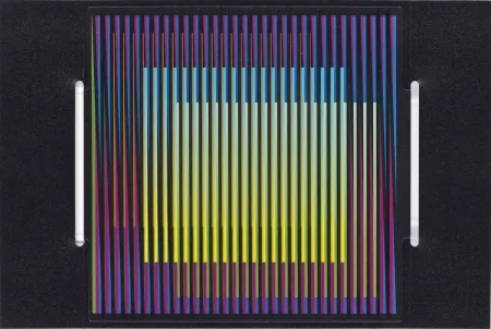 Многоэкземплярное Произведение Cruz-Diez - Cromointerferencia Manipulable