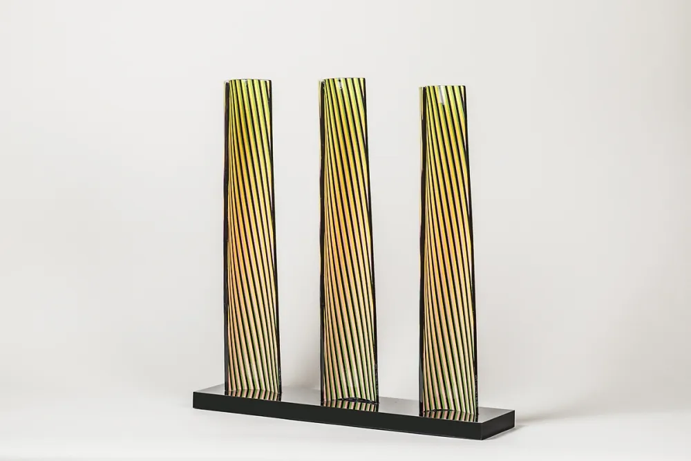 Керамика Cruz-Diez - Cromovela Tryptich 18