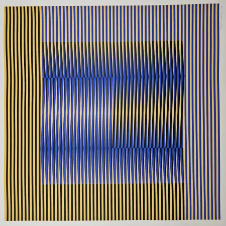 Сериграфия Cruz-Diez - Induction Chromatique