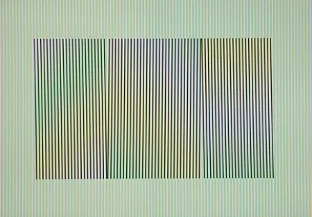 Литография Cruz-Diez - Mod. 3 Inducción Cromática a doble frecuencia Toledo