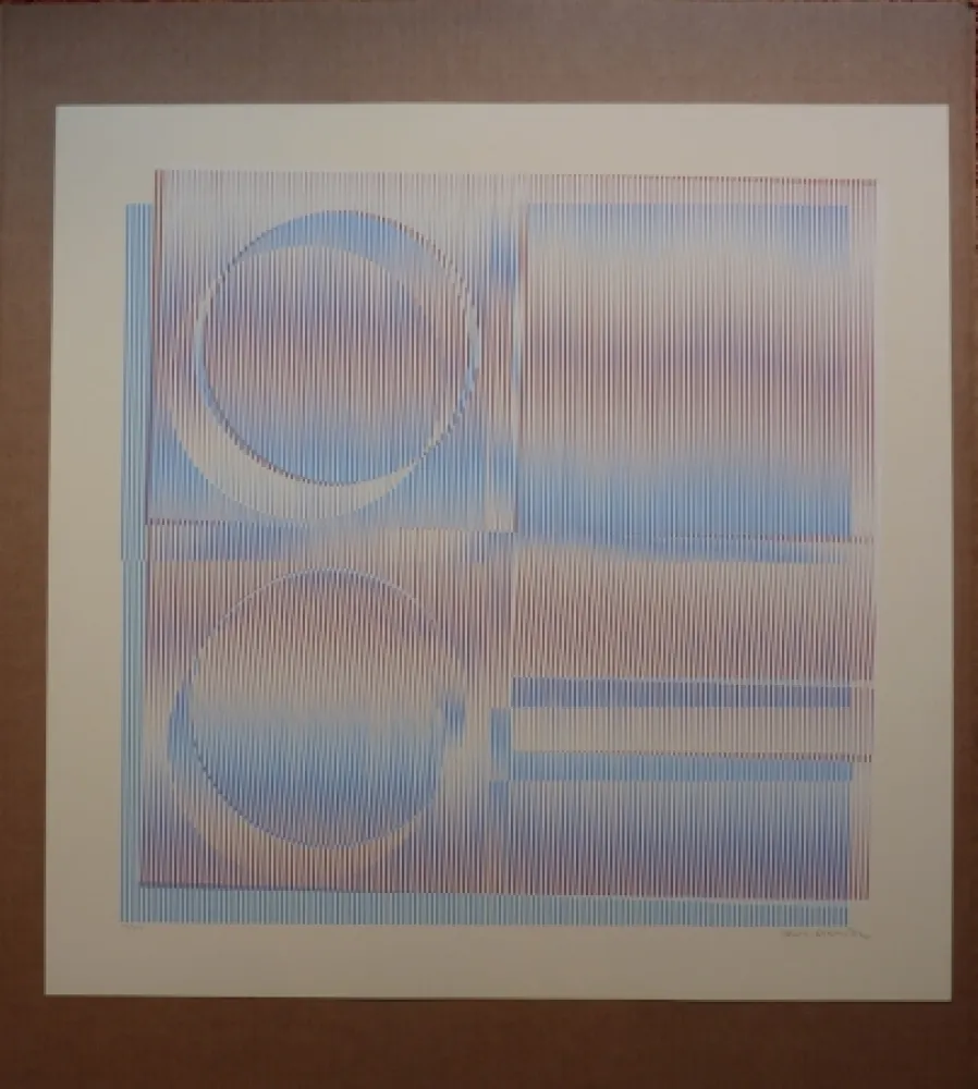 Сериграфия Cruz-Diez - Physichromie