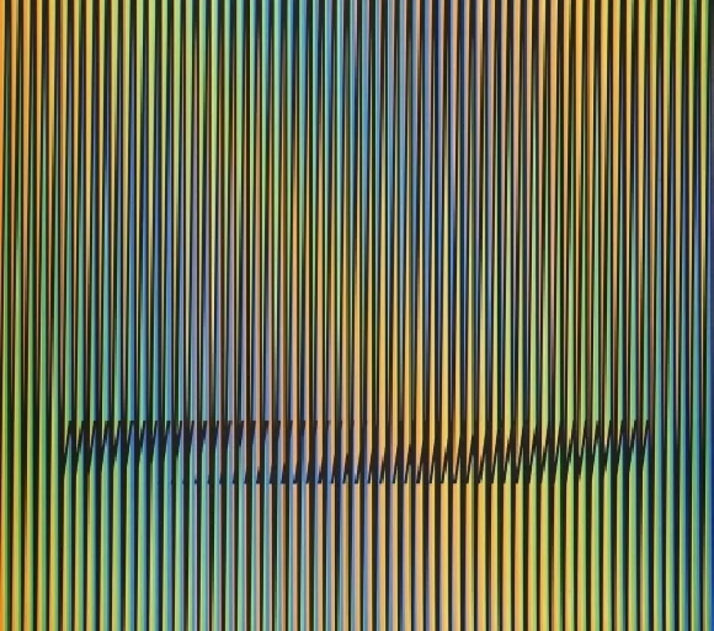 Литография Cruz-Diez - Serie Caura - 1