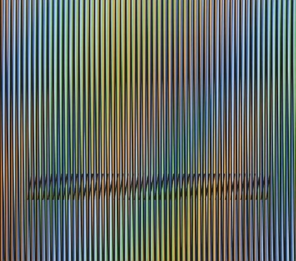 Литография Cruz-Diez - Serie Caura - 14