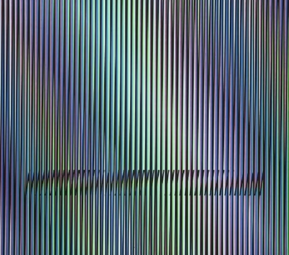 Литография Cruz-Diez - Serie Caura - 4