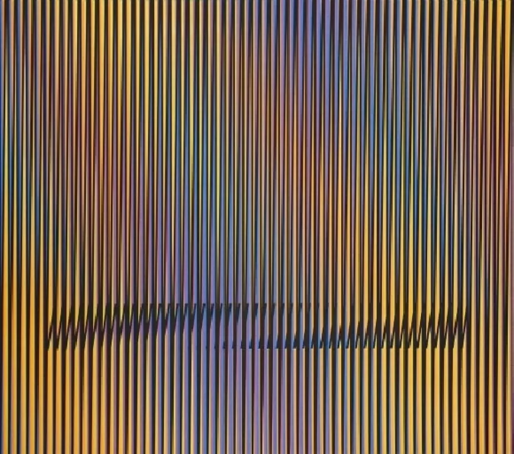 Литография Cruz-Diez - Serie Caura - 6