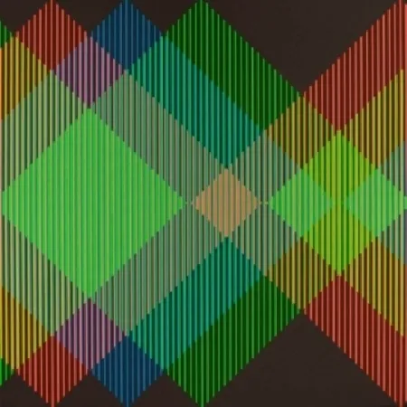 Литография Cruz-Diez - Serie Semana - Miércoles