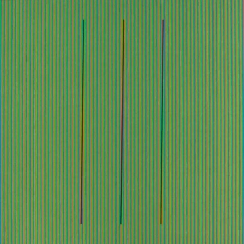 Литография Cruz-Diez - Serie Semana - Sabado