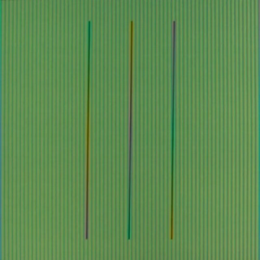 Литография Cruz-Diez - Serie Semana - Sábado	