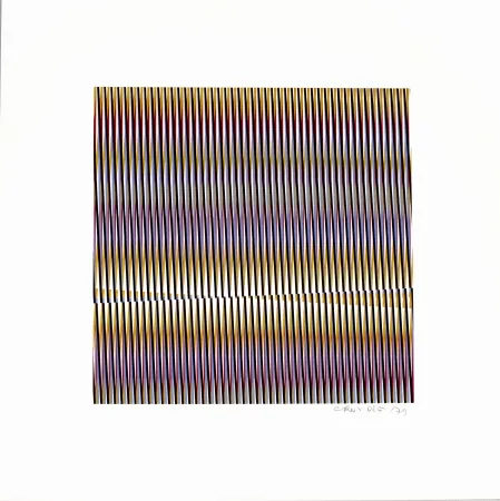 Сериграфия Cruz-Diez - Sin Titulo 