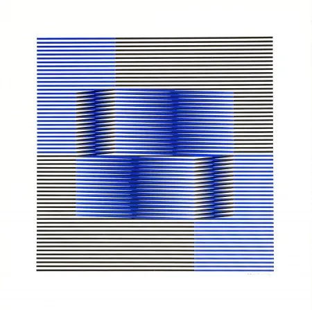 Сериграфия Cruz-Diez - Sin Titulo